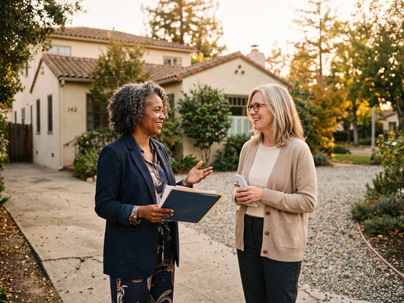 Two experienced agents in conversation