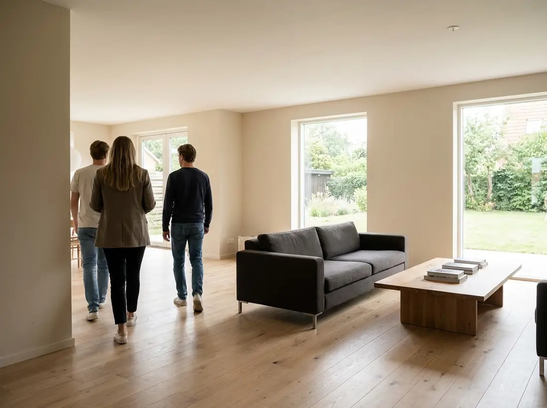 A finished model home at the last phase of a community