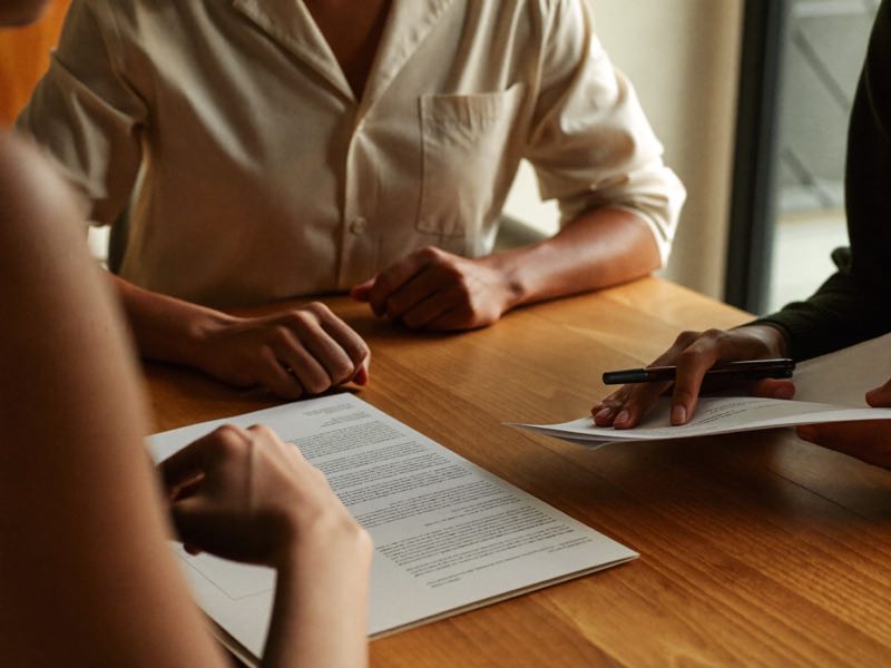 A negotiation over a purchase contract